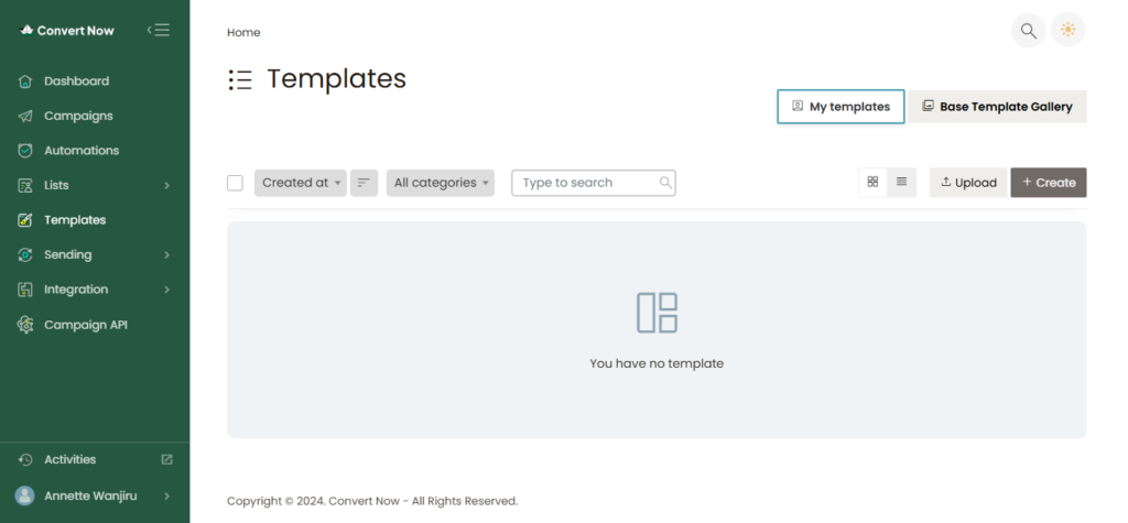 ConvertNow template