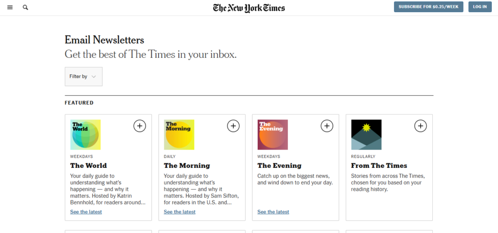 The Morning by The New York Times newsletter