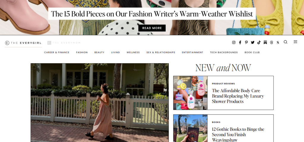 The Everygirl lifestyle newsletter for women