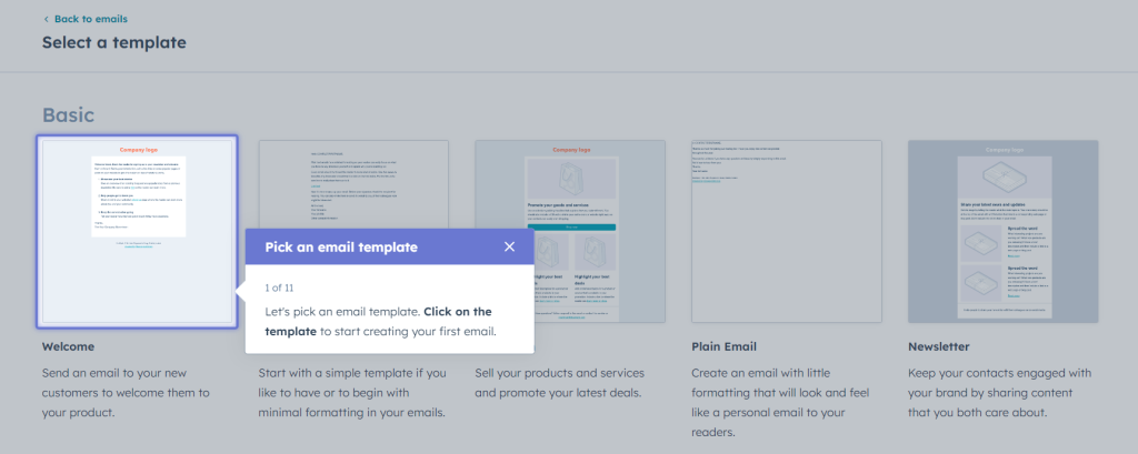 Hubspot email marketing templates